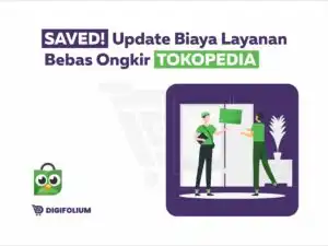 Saved! Update biaya layanan bebas ongkir tokopedia