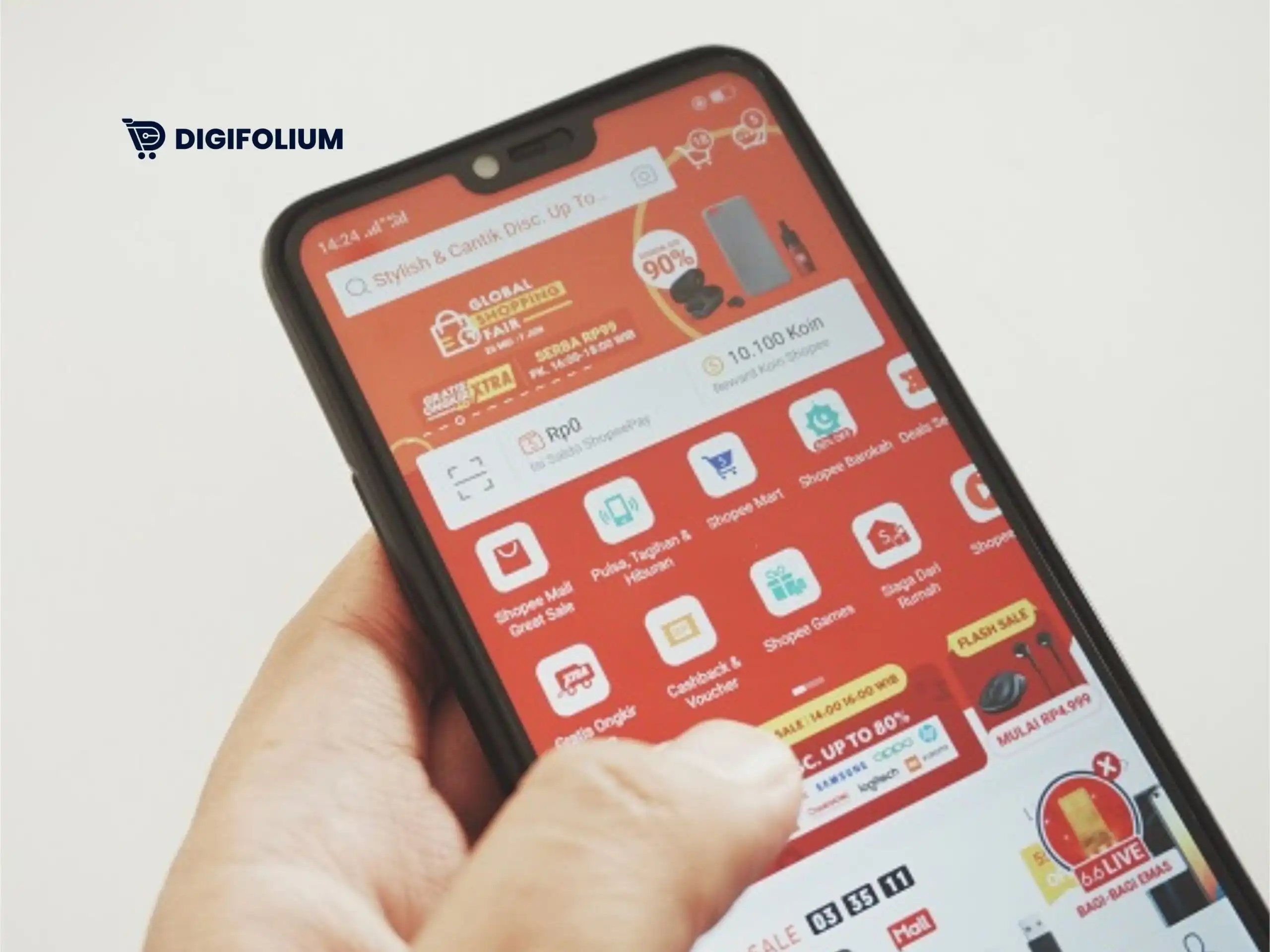 Cara mengajukan barang melalui aplikasi Shopee (setelah pesanan tiba) 