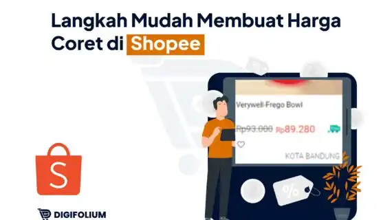 Langkah Mudah Membuat Harga Coret di Shopee